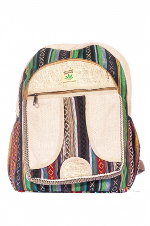 Rucsacuri Mari - Rucsac Mare Unicat din canepa si bumbac - Model 269