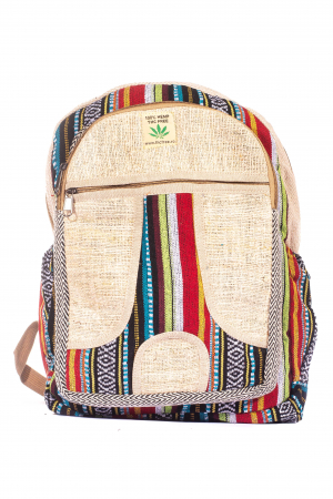 Rucsacuri Mari - Rucsac Mare Unicat din canepa si bumbac - Model 270