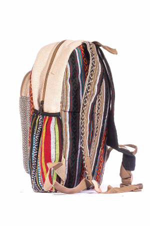 Rucsac Mare Unicat din canepa si bumbac - Model 272 [2]