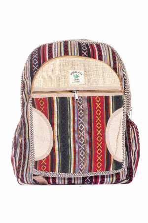 Rucsacuri Mari - Rucsac Mare Unicat din canepa si bumbac - Model 286