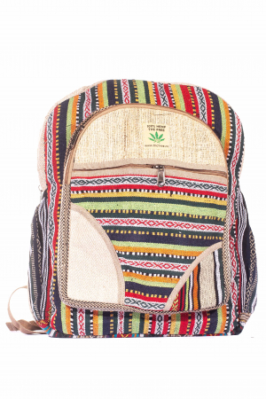 Rucsacuri Mari - Rucsac Mare Unicat din canepa si bumbac - Model 293