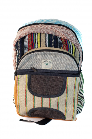 Rucsacuri Mari - Rucsac Mare Unicat din canepa si bumbac - Model 319