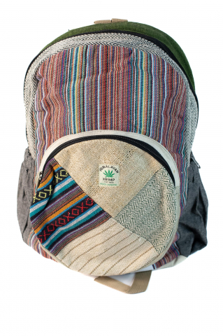 Rucsacuri Mari - Rucsac Mare Unicat din canepa si bumbac - Model 320