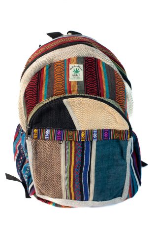 Rucsac Mare Unicat din canepa si bumbac - Model 320 [0]