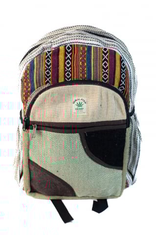 Rucsacuri Mari - Rucsac Mare Unicat din canepa si bumbac - Model 320