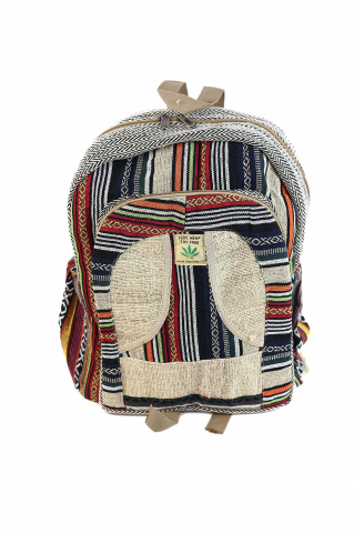 Rucsacuri Mari - Rucsac Mare Unicat din canepa si bumbac - Model 388