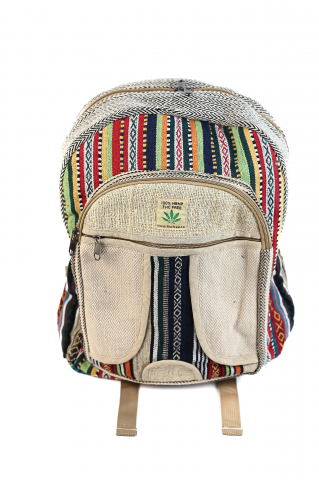 Rucsacuri Mari - Rucsac Mare Unicat din canepa si bumbac - Model 403