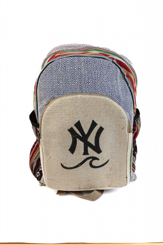 Rucsacuri Mari - Rucsac Mare Unicat din canepa si bumbac - Model 408