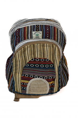 Rucsac Mare Unicat din canepa si bumbac - Model 413 [0]