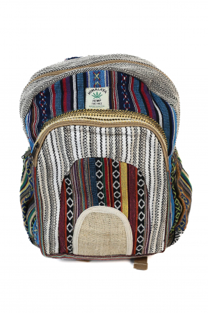 Rucsacuri Mari - Rucsac Mare Unicat din canepa si bumbac - Model 416