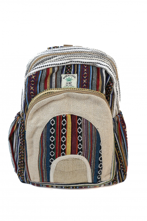 Rucsacuri Mari - Rucsac Mare Unicat din canepa si bumbac - Model 417