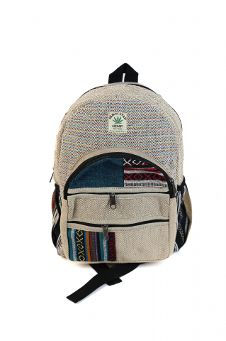 Rucsac mic din canepa si bumbac - unicat - Model 145 [0]