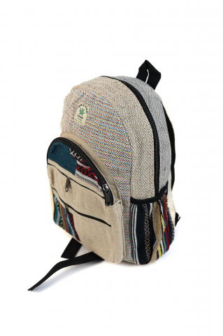 Rucsac mic din canepa si bumbac - unicat - Model 145 [1]