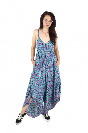 Salopeta evazata cu cordon in talie - Model 3 [0]