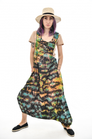 Salopeta Salvar Tie-dye - Portocaliu [37]