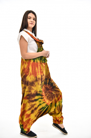 Salopeta Salvar Tie-dye - Portocaliu [61]