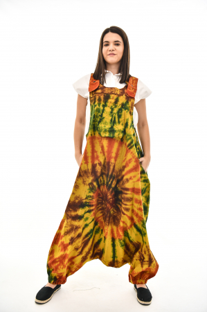Salopeta Salvar Tie-dye - Portocaliu [54]