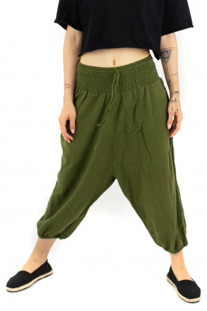 Salvari 3/4 intr-o culoare - Khaki [0]