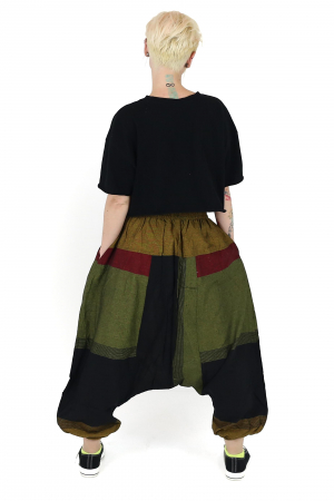 Șalvari cu 2 buzunare cu fermoar - Verde [3]