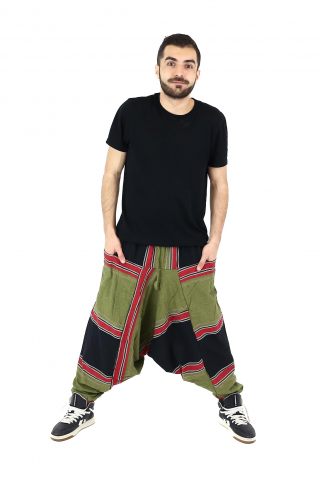 Salvari din bumbac captusiti cu polar - Shayama - Albastru [1]