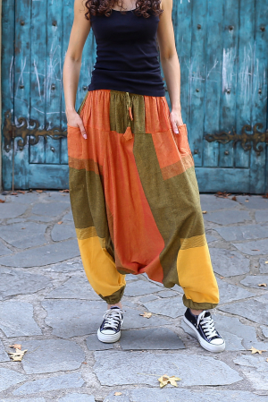 Salvari din bumbac strappy mov si visiniu [0]