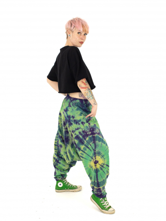 Șalvari din bumbac Tie Dye - Jungle [1]