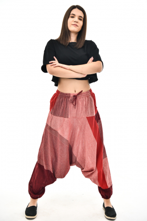 Salvari in carouri in nuante de rosu [2]