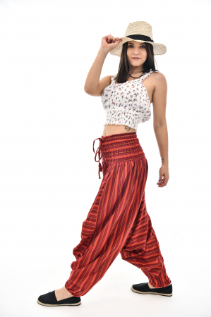 Salvari in dungi cu banda lata - Verde [4]