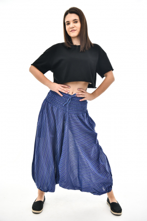 Salvari in dungi cu banda lata - Verde [1]