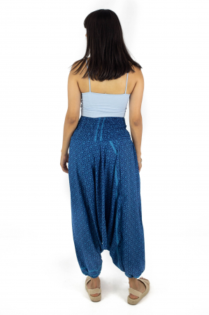 Salvari lejeri cu print floral - Albastru - M-39 [4]