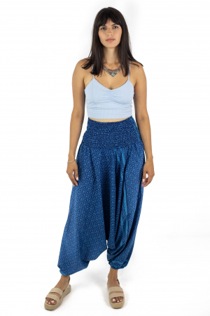 Salvari lejeri cu print floral - Albastru - M-39 [1]