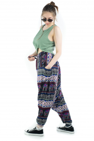 Salvari lejeri din rayon - Elephants [4]