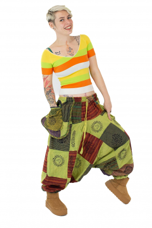 Salvari patch unicat cu buzunare supradimensionate - Model 25 [2]