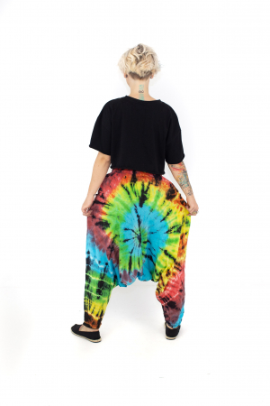 Salvari tie dye in nuante de albastru [3]