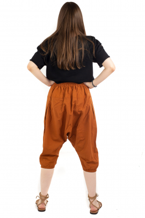 Salvari trei sferturi cu cordon - Maro [3]