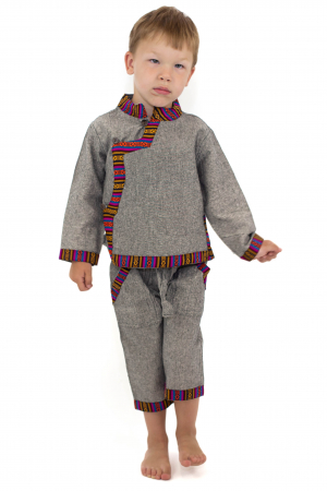 Set bluza si pantaloni pentru copii - Gri [3]