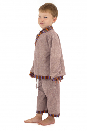 Set bluza si pantaloni pentru copii - Gri [6]