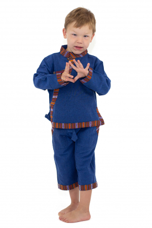 Set bluza si pantaloni pentru copii - Gri [4]