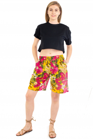 Pantaloni scurti - Motive florale [1]