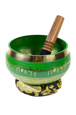 Singing Bowl cu simboluri tibetane - Marime Mare 17 cm - Model 1 [3]
