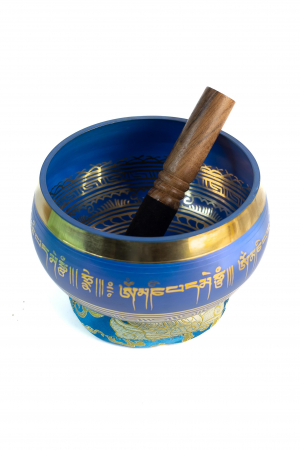 Singing Bowl cu simboluri tibetane - Marime Mare 17 cm - Model 11 [0]
