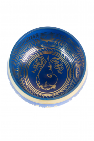 Singing Bowl cu simboluri tibetane - Marime Mare 17 cm  - Model 17 [1]