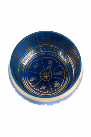 Singing Bowl cu simboluri tibetane - Marime Mare 17 cm  - Model 18 [1]