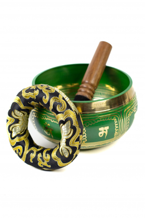 Singing Bowl cu simboluri tibetane - Marime Mare 17 cm - Model 5 [0]