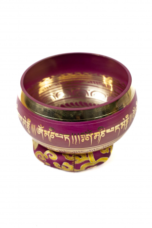 Singing Bowl cu simboluri tibetane - Marime Mare 17 cm - Model 8 [1]