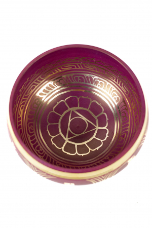 Singing Bowl cu simboluri tibetane - Marime Medie 13 cm - Model 1 [1]