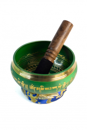 Singing Bowl cu simboluri tibetane - Marime Medie 13 cm - Model 15 [0]