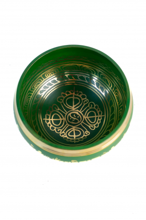 Singing Bowl cu simboluri tibetane - Marime Medie 13 cm - Model 15 [1]