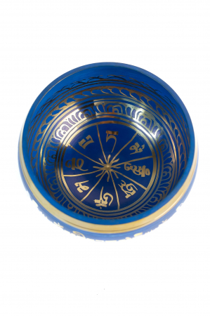 Singing Bowl cu simboluri tibetane - Marime Medie 13 cm - Model 17 [1]
