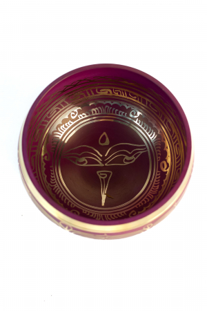 inging Bowl cu simboluri tibetane - Marime Medie 13 cm - Model 20 [1]